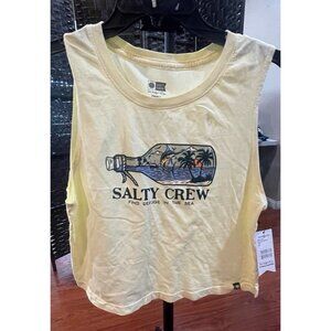 SALTY CROPPED TANK SZ SMALL